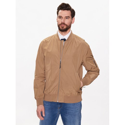 Lindbergh Kurtka bomber 30-321000 Brązowy Regular Fit ze sklepu MODIVO w kategorii Kurtki męskie - zdjęcie 182698037