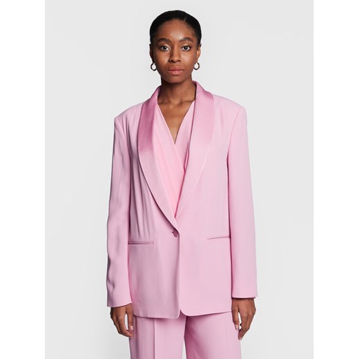 Boss Marynarka Junata 50482869 Różowy Relaxed Fit ze sklepu MODIVO w kategorii Marynarki damskie - zdjęcie 182698076