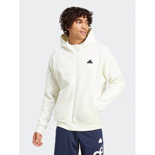 adidas Bluza Z.N.E. Premium IR5208 Biały Loose Fit ze sklepu MODIVO w kategorii Bluzy męskie - zdjęcie 182698089