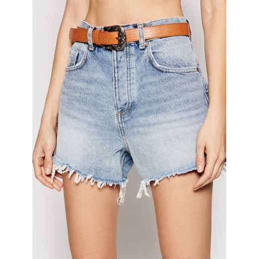 Liu Jo Szorty jeansowe UA1126 D4613 Niebieski Regular Fit ze sklepu MODIVO w kategorii Szorty - zdjęcie 182698098