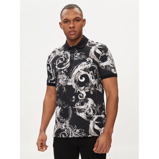 Versace Jeans Couture Polo 76GAG6S0 Czarny Regular Fit XL MODIVO