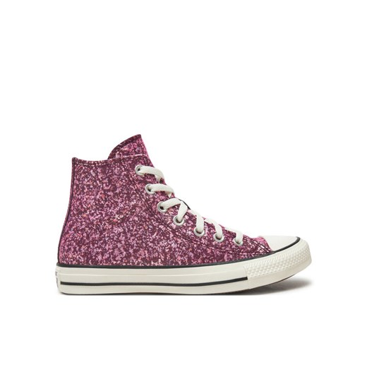 Converse Trampki Chuck Taylor All Star Glitter Hi A11137C Różowy ze sklepu MODIVO w kategorii Trampki damskie - zdjęcie 182698125