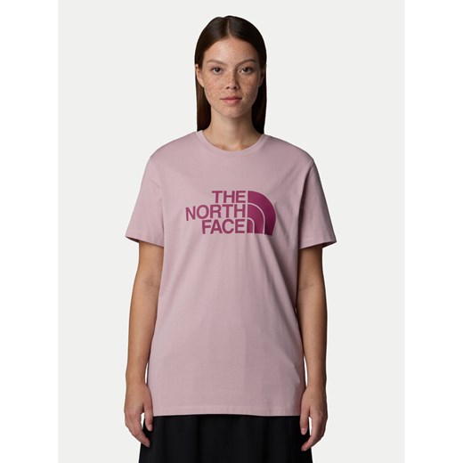 The North Face T-Shirt Easy NF0A8A6G Różowy Loose Fit ze sklepu MODIVO w kategorii Bluzki damskie - zdjęcie 182698157