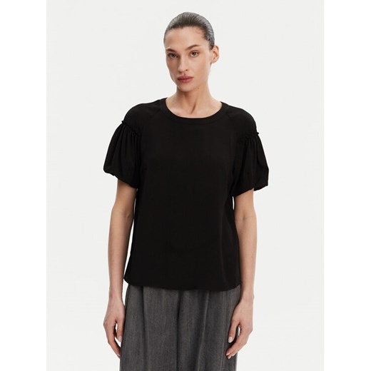 French Connection Bluzka 72LZP Czarny Regular Fit ze sklepu MODIVO w kategorii Bluzki damskie - zdjęcie 182698185