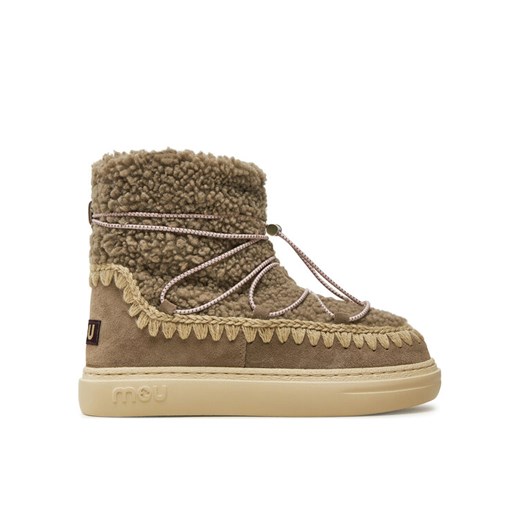 Mou Śniegowce Eskimo Sneaker Bold Scoub Lace FW411012A Szary ze sklepu MODIVO w kategorii Śniegowce damskie - zdjęcie 182698198