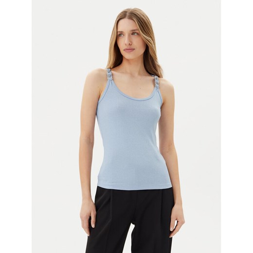 Morgan Top 251-DIDOA Błękitny Slim Fit ze sklepu MODIVO w kategorii Bluzki damskie - zdjęcie 182698225
