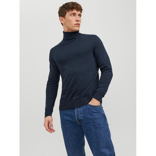 Jack&Jones Golf 12157417 Granatowy Regular Fit ze sklepu MODIVO w kategorii Swetry męskie - zdjęcie 182698249