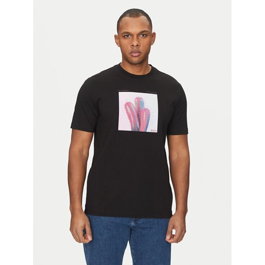 BOSS T-Shirt Te_Mextour 50535079 Czarny Regular Fit ze sklepu MODIVO w kategorii T-shirty męskie - zdjęcie 182698296