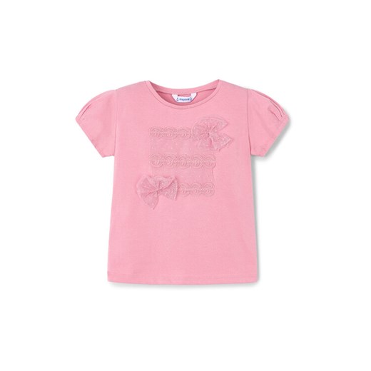 Mayoral T-Shirt 3001 Różowy Regular Fit ze sklepu MODIVO w kategorii Bluzki dziewczęce - zdjęcie 182698326