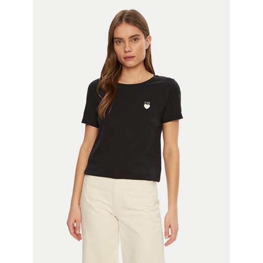 JDY T-Shirt Kitty 15318845 Czarny Regular Fit ze sklepu MODIVO w kategorii Bluzki damskie - zdjęcie 182698366
