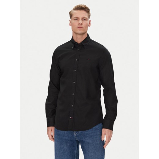 Tommy Hilfiger Koszula MW0MW38658 Czarny Slim Fit ze sklepu MODIVO w kategorii Koszule męskie - zdjęcie 182698409