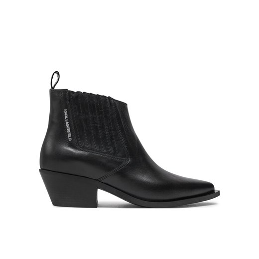 KARL LAGERFELD Botki KL33244 Czarny ze sklepu MODIVO w kategorii Botki - zdjęcie 182698427
