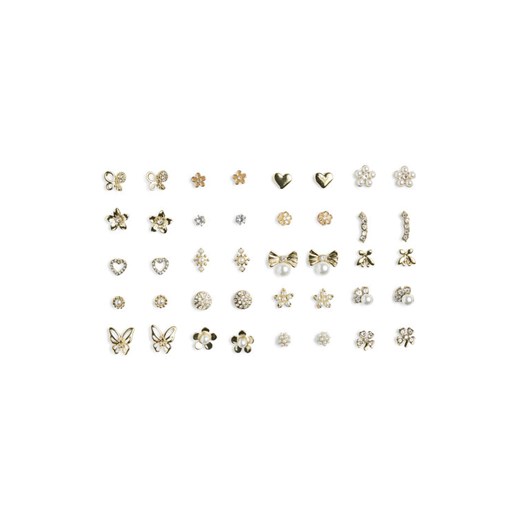 Pieces Zestaw 20 par kolczyków Pclona Mega Pack Earrings D2d 17153167 Złoty ze sklepu MODIVO w kategorii Kolczyki - zdjęcie 182698428