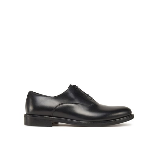 Pollini Półbuty SB10112M0MUA0000 Czarny ze sklepu MODIVO w kategorii Buty eleganckie męskie - zdjęcie 182698525