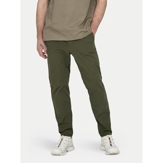 Only & Sons Chinosy Linus 22029765 Zielony Tapered Fit ze sklepu MODIVO w kategorii Spodnie męskie - zdjęcie 182698529