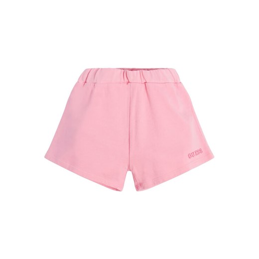 Guess Szorty materiałowe K3GD11 KA6R3 Różowy Regular Fit ze sklepu MODIVO w kategorii Spodenki dziewczęce - zdjęcie 182698549