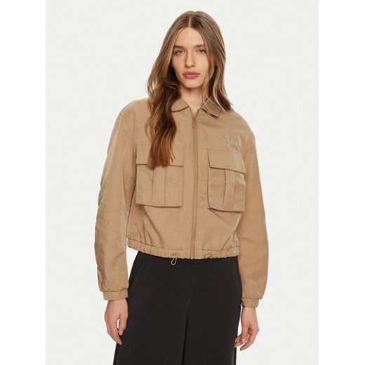 Guess Kurtka przejściowa V5RL03 WGYB0 Brązowy Regular Fit ze sklepu MODIVO w kategorii Kurtki damskie - zdjęcie 182698658