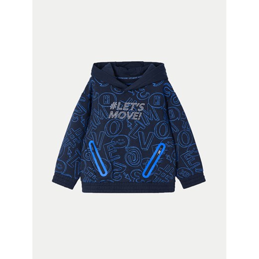 Mayoral Bluza 4458 Granatowy Regular Fit ze sklepu MODIVO w kategorii Bluzy chłopięce - zdjęcie 182698668