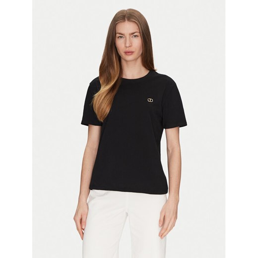 TWINSET T-Shirt 251TP2074 Czarny Regular Fit Twinset XXS MODIVO