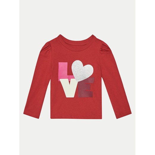 Gap Bluzka 525362-08 Czerwony Regular Fit ze sklepu MODIVO w kategorii Bluzki dziewczęce - zdjęcie 182698759