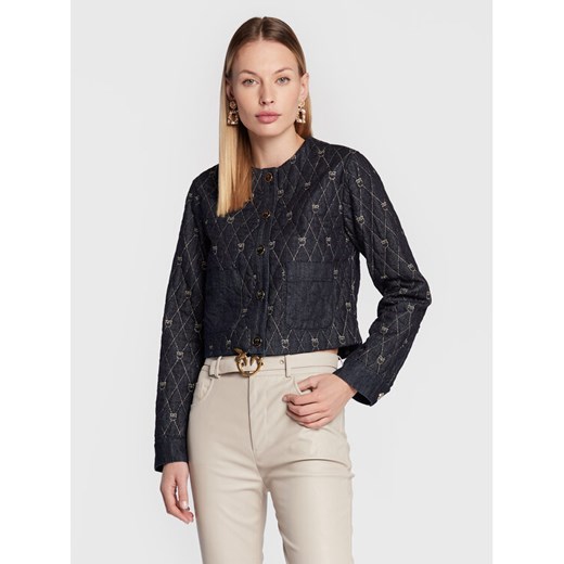 Pinko Kurtka jeansowa Inspirata 1 1J1115 A0A4 Granatowy Boxy Fit ze sklepu MODIVO w kategorii Kurtki damskie - zdjęcie 182698775