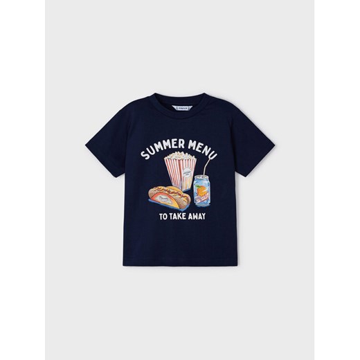 Mayoral T-Shirt 3012 Granatowy Regular Fit ze sklepu MODIVO w kategorii T-shirty chłopięce - zdjęcie 182698787
