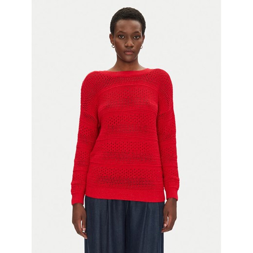 Morgan Sweter 251-MLOVE M Czerwony Regular Fit ze sklepu MODIVO w kategorii Swetry damskie - zdjęcie 182698835