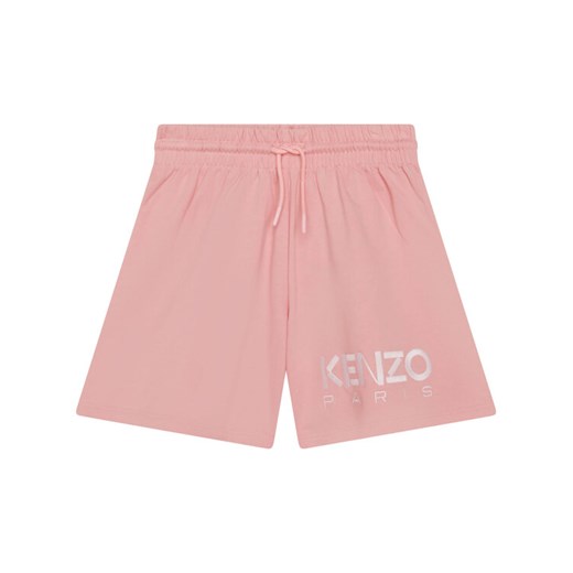 Kenzo Kids Szorty materiałowe K14253 S Różowy Regular Fit ze sklepu MODIVO w kategorii Spodenki dziewczęce - zdjęcie 182698839