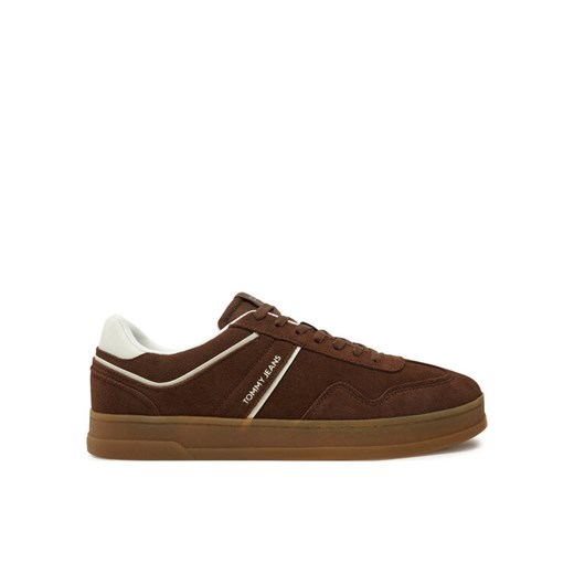 Tommy Jeans Sneakersy The Greenwich Suede EM0EM01516 Brązowy ze sklepu MODIVO w kategorii Buty sportowe męskie - zdjęcie 182698885