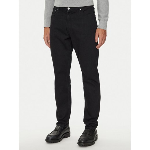 Calvin Klein Jeansy K10K112535 Czarny Tapered Fit ze sklepu MODIVO w kategorii Jeansy męskie - zdjęcie 182698905