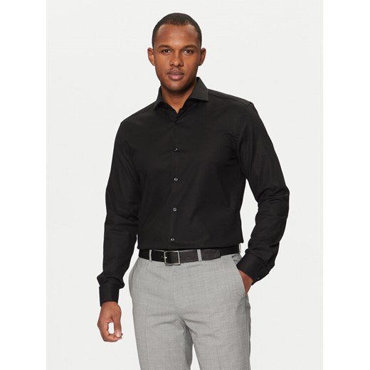 BOSS Koszula H-Hank 50527622 Czarny Slim Fit ze sklepu MODIVO w kategorii Koszule męskie - zdjęcie 182698926