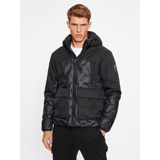EA7 Emporio Armani Kurtka zimowa 6RPB21 PN8MZ 1200 Czarny Regular Fit ze sklepu MODIVO w kategorii Kurtki męskie - zdjęcie 182698929