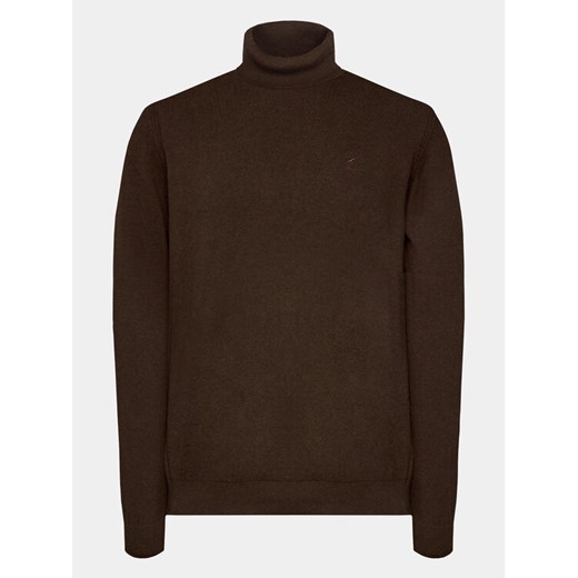INDICODE Golf Van Paul 35-699 Brązowy Regular Fit ze sklepu MODIVO w kategorii Swetry męskie - zdjęcie 182698975