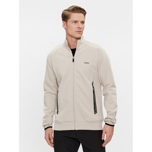 Boss Bluza Skaz 1 50504730 Beżowy Regular Fit ze sklepu MODIVO w kategorii Bluzy męskie - zdjęcie 182699088
