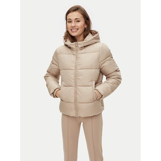 Pieces Kurtka zimowa 17115626 Beżowy Regular Fit ze sklepu MODIVO w kategorii Kurtki damskie - zdjęcie 182699109