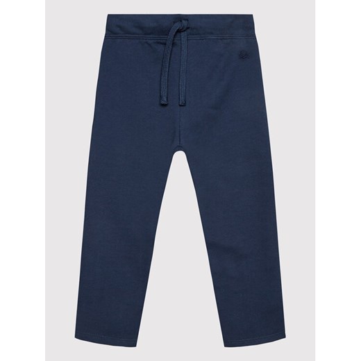 United Colors Of Benetton Spodnie dresowe 3J70GF014 Granatowy Regular Fit ze sklepu MODIVO w kategorii Spodnie chłopięce - zdjęcie 182699215