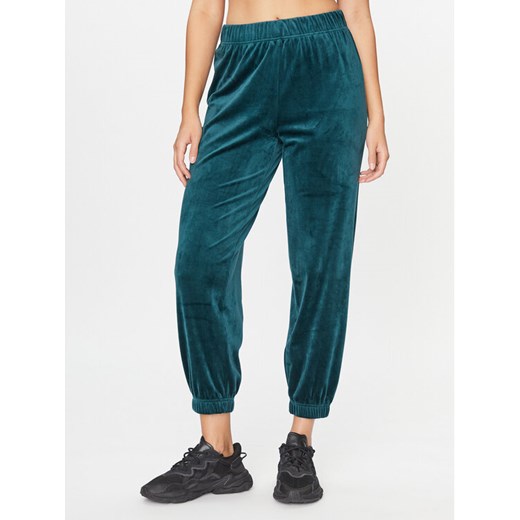 ONLY Spodnie dresowe 15299669 Zielony Regular Fit ze sklepu MODIVO w kategorii Spodnie damskie - zdjęcie 182699246