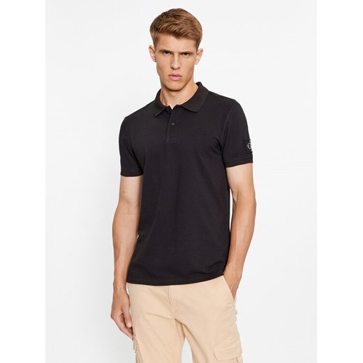 Calvin Klein Jeans Polo J30J323394 Czarny Regular Fit ze sklepu MODIVO w kategorii T-shirty męskie - zdjęcie 182699257