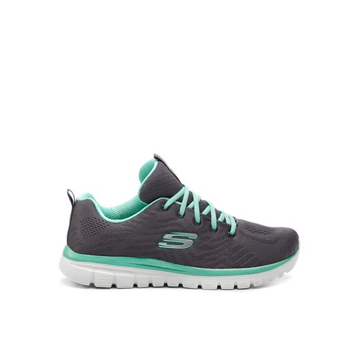 Skechers Sneakersy Get Connected 12615/CCGR Szary ze sklepu MODIVO w kategorii Buty sportowe damskie - zdjęcie 182699327