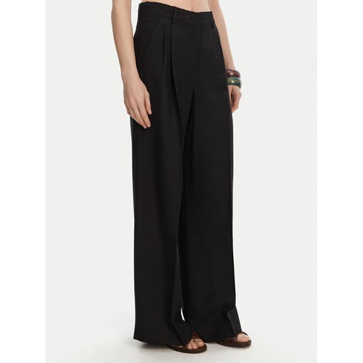 Weekend Max Mara Spodnie palazzo Veliero 2515131132 Czarny Wide Leg ze sklepu MODIVO w kategorii Spodnie damskie - zdjęcie 182699336