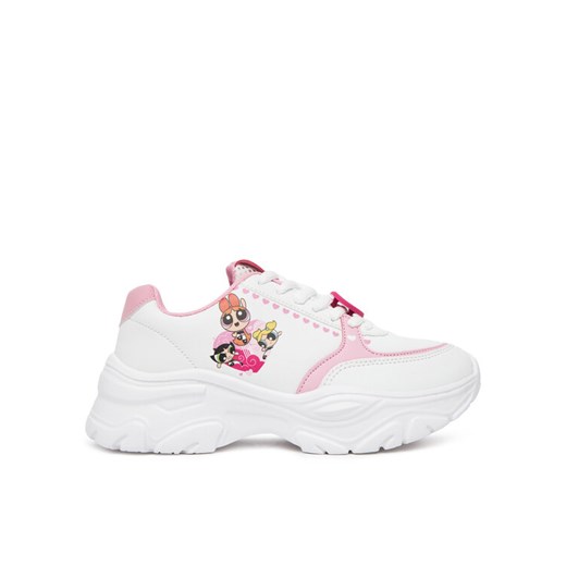 Powerpuff Girls Sneakersy BIC-SS25-336WBPPG Biały ze sklepu MODIVO w kategorii Buty sportowe dziecięce - zdjęcie 182699347