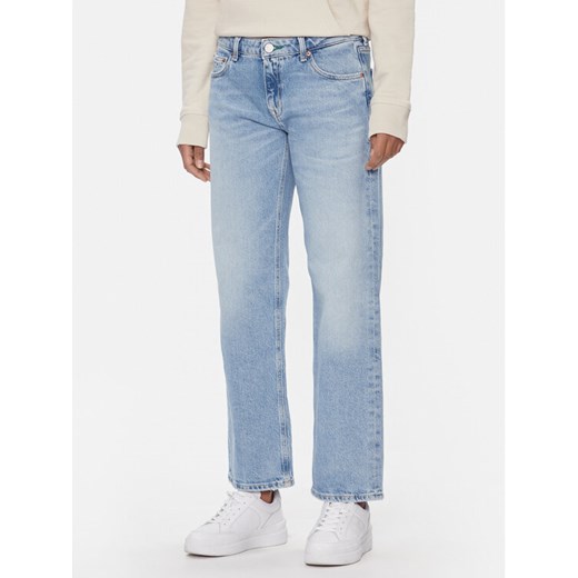 Tommy Jeans Jeansy Sophie DW0DW17273 Niebieski Straight Fit ze sklepu MODIVO w kategorii Jeansy damskie - zdjęcie 182699379
