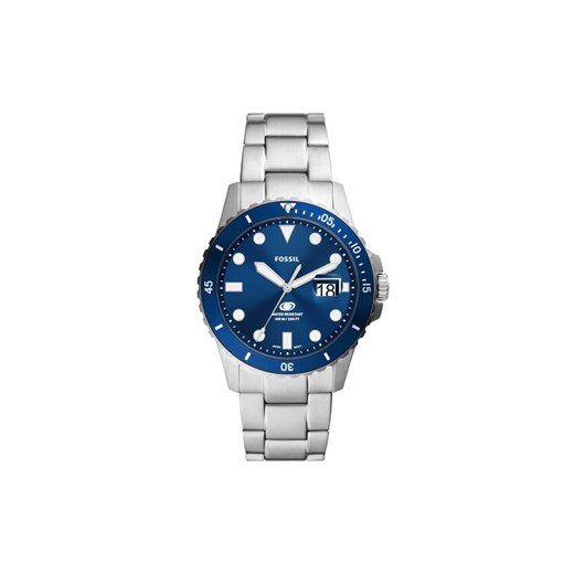 Fossil Zegarek Blue FS6029 Srebrny ze sklepu MODIVO w kategorii Zegarki - zdjęcie 182699395