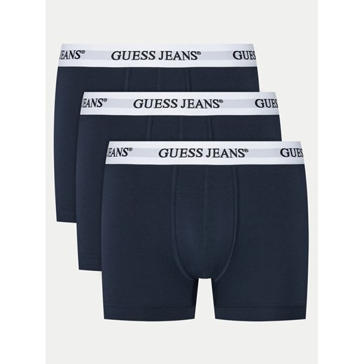 Guess Jeans Komplet 3 par bokserek M4BZ45 K6YW1 Granatowy ze sklepu MODIVO w kategorii Majtki męskie - zdjęcie 182699398