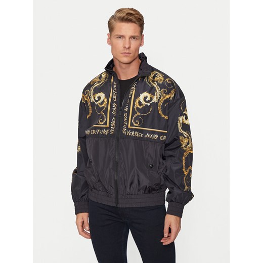 Versace Jeans Couture Kurtka bomber 77GAS411 Czarny Regular Fit ze sklepu MODIVO w kategorii Kurtki męskie - zdjęcie 182699418