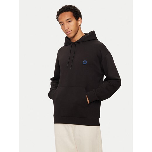 Hugo Bluza Nottyo 50522381 Czarny Regular Fit ze sklepu MODIVO w kategorii Bluzy męskie - zdjęcie 182699427