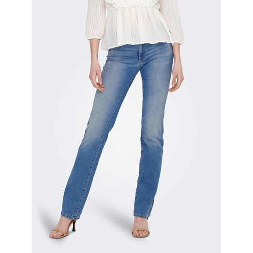 ONLY Jeansy Alicia 15258103 Niebieski Straight Fit ze sklepu MODIVO w kategorii Jeansy damskie - zdjęcie 182699439
