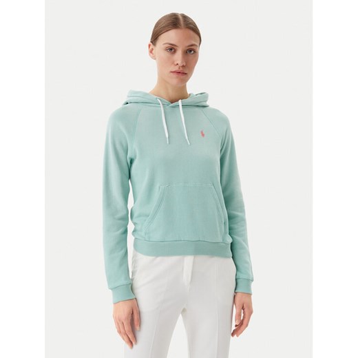 Polo Ralph Lauren Bluza 211935583003 Zielony Regular Fit ze sklepu MODIVO w kategorii Bluzy damskie - zdjęcie 182699457