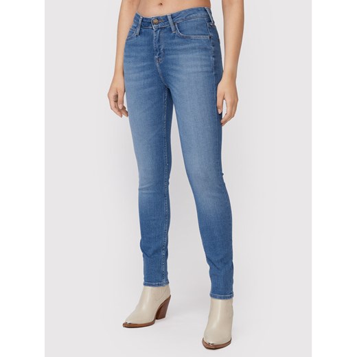 Lee Jeansy Scarlett L626ROEU 112326912 Niebieski Skinny Fit ze sklepu MODIVO w kategorii Jeansy damskie - zdjęcie 182699526