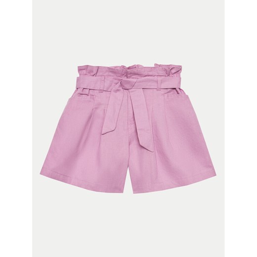 United Colors Of Benetton Szorty materiałowe 4BE7C902D Fioletowy Relaxed Fit ze sklepu MODIVO w kategorii Spodenki dziewczęce - zdjęcie 182699556
